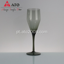 ATO Grey Color Colored Campopne Wine Glass